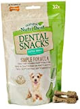 Nylabone Nutri Dent, Snack Dentali Naturali per Cani, 32 Ricompense per l'Igiene Dentale, per Cani di Taglia Molto Piccola, Fino ...