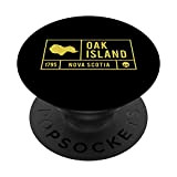 Oak Island 1795 Skull and Island PopSockets Supporto e Impugnatura per Smartphone e Tablet