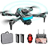 OBEST Drone con Fotocamera 4K , Quadricottero RC Pieghevole FPV Wi-Fi con Telecomando, Doppia Fotocamera, Evitamento Intelligente 360 ​​°, Lanci ...