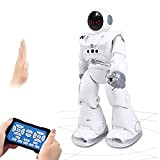OBEST RC Robot Giocattolo per Bambini, Intelligente Programmabile Robot Controllo dei Gesti, Giocattolo Educativo Robotica Controllo Radiofonico con Danza Canto ...