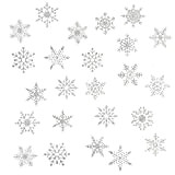 Oblique-Unique®, fiocchi di neve adesivi per finestre natalizie, decorazione natalizia
