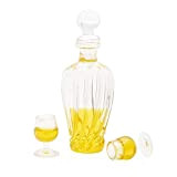 Odoria 1/12 Bottiglie e Bicchieri in Miniatura Accessori Casa Bambole
