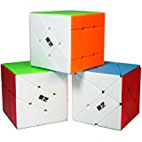 OJIN Cube specifico Puzzle Set-Pack di 3 (Include 3X3 Angolo di fluttuazione Puzzle Cubo, Windmill Cube 2x3 Forma MOD, Fisher ...