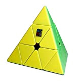OJIN MoYu MoFang JiaoShi Meilong Pyraminx Cube 3x3 Cubing Classroom Pyraminx Cube Pyramid Triangle Tetrahedron Four Axis Puzzle Smooth Turning ...