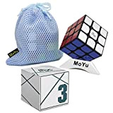 OJIN Yongjun MGC Magnetico 3x3 M Cube 3 Strati 3x3x3 Cube Puzzle (Nero con Una Borsa e Un treppiede)
