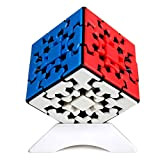 OJIN YUMO Gear Cube 3x3 Puzzle Kungfu Cube 3D Puzzle 3x3x3 Cube Puzzle Smooth Cube Twist Puzzle Cube with One ...