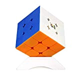 OJIN YuXin Little Magic 3x3x3 M Cube Puzzle Yuxin 3x3 M Smooth Cube Puzzle Smooth con Un Supporto per cubo ...