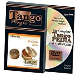 Okito Coin Box Brass 50 cent Euro (w/DVD) by Tango -Trick (B0003)