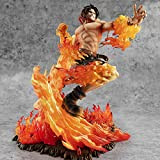 One Piece Action Figure Portgas · D · Ace 25CM 15 ° Anniversario Ace Pugno Di Fuoco-Statua La Decorazione Di ...