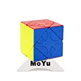 Oostifun MoYu MoFang JiaoShi Meilong HunYuan cubo girevole obliquo HunYuan Skewb Puzzles Cubo multicolore con un treppiede cubo (Style-2)