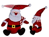 ootb Peluche Babbo Natale con Cappello Danzante (batterie Incluse), Rosso, 21 x 16.5 x 37.5 cm