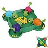 OOTDAY Hungry Board Game, Hungry Hippo Launcher Board Game,Turtle Eating Peas Family Board Game Hungry Turtle Game Parent-Child Interactive Desktop ...