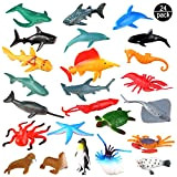 OOTSR Creatura del Mare Giocattolo Animale Figure -Set di 24 Animali dell’Oceano Children And Girls, as Gift, Useful for Educational ...