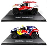 OPO 10 - Lotto di 2 Auto 1/43 Dakar Rally compatibili con Peugeot 2008 DKR 2016 (LDK4)