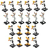 OPO 10 - Lotto di 20 Figurine in Metallo - 8 cm - Silvestro e Titti (x10) + Daffy Duck ...