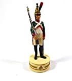 OPO 10 - Statuetta di Soldato del Drago di Linea 1/32 60mm Collezione Guardia Imperiale Impero NAPOLEONE del Prado (N03)