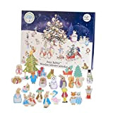Orange Tree Toys - Calendario dell'Avvento in legno per bambini con Peter Rabbit figure - Conto alla rovescia di Natale ...