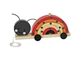 Orange Tree Toys - Giocattolo impilabile a forma di coccinella, per bambini di 1 anno, giocattoli impilabili in legno per ...