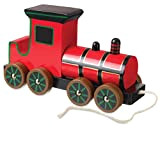 Orange Tree Toys- Treno Pull Lungo, Colore Rosso, OTT09530