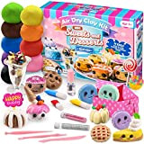 Original Stationery Mini Sweets & Desserts Air Dry Clay Kit, Pasta da Modellare per Bambini in 10 Colori Vivaci e ...