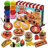 Original Stationery Mini World Food Air Dry Clay Kit, 10 Colori di Pasta Modellabile per Creare e Oltre 19 Pezzi ...