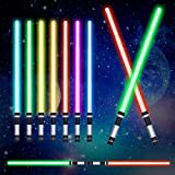 OSDUE Lightsaber RGB a 7 Colori Modificabili, 2022 New 2in1 Spada Laser, Soundfont di Battaglia di Film Simulati, Lightsaber Light ...