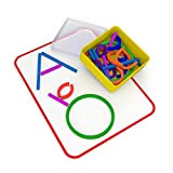 Osmo 902-00017 - Bastoni e anelli con ABC e giochi magici Squiggle (2019), giocattolo educativo, multicolore