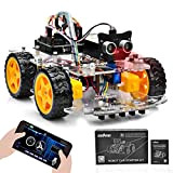 OSOYOO Robot Car Starter Kit for Arduino UNO | STEM Remote Control App Educational Motorized Robotics for Building, Programming & ...