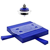 Ourine - Giroscopio magnetico per bambini, giocattolo levitante per levitazione classica, sospeso UFO galleggiante giocattolo levitante blu