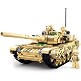 OviTop 893Pcs Small Army 99A Main Battle Tank Building Blocks Model, Serbatoio Militare Giocattoli per Bambini
