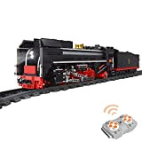 OviTop Technic, treno treno, 1552 pezzi, tecnologia di trenino merci con motore, telecomando e set di illuminazione, per la tecnica ...
