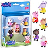P.M.I. Topper per Matite di Peppa Pig |5 in 1 confezione| Colleziona tutti i 12 personaggi di Peppa Pig | ...