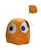 Pac-Man Ghost - Peluche Fantasma Arancione 11'81"/30cm qualità Super Soft