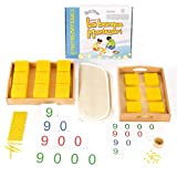 PACHA ECHECS® – Gioco della Banca Montessori – Metodo Educativo per Imparare la Matematica – Sistema decimale – Calcolo – ...