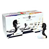 Paco Sako Chess Pieces (Black And White)