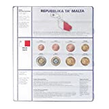 Pagine illustrate COLLEZIONE EURO: per 3 set di monete Malta