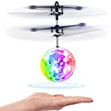 Palla volante – Aereo telecomandato giocattolo per bambini ragazzi ragazze mini drone induzione palla RC elicottero giocattolo per bambini indoor ...