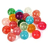 Palline Rimbalzanti, 20 Pcs Bouncy Ball Kit con Glitter 32mm Palla di Gomma Palla Rimbalzante Palline di Gomma Rimbalzanti, per ...