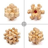 PAMRAY 3D Puzzle Giocattoli Legno Rompicapo Giocattoli Educativi Game Gioco di Cube Regali per Bambini Style A