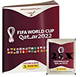 Panini FIFA World Cup Qatar 2022 - Set di adesivi ufficiali (1 album con copertina morbida + 25 sacchetti)