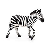 Papo Male Zebra Statuetta, Multicolore, 50249 Animal, Colore Bianco-Nero