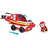 Paw Patrol Aqua Pups Marshall-Veicolo per delfini trasformante con action figure da collezione, giocattoli per bambini dai 3 anni in ...