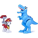 Paw Patrol Dinosaur Rescue Marshall Hero Pup Spielfigur im Set mit beweglicher Dinosaurier-Figur und Überraschungs-Dino, Gioco per Bambini ab 3 ...