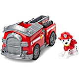 Paw Patrol, Veicolo Camion dei Pompieri di Marshall, 1 personaggio di Marshall incluso, dai 3 anni, Multicolore