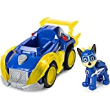 Paw Patrol- Veicolo Deluxe di Mighty Pups Super Paws Chase, con luci e Suoni, dai 3 Anni - 6054192