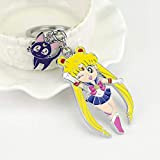 PDGYR Sailor Moon Portachiavi Personaggio Anime Moon Hare Anime Accessori Periferici