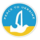PEACE TO UKRAINE, UKRAINE FLAG, FLYING BIRD BUTTON, Original Artwork Brooch Pinback Button