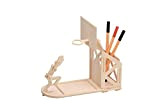 Pebaro-840/3 Kit di Costruzione in Legno Puzzle 3D portapenne Basket, 840/3
