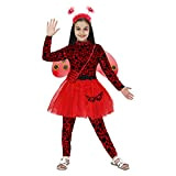 Pegasus Costume Coccinella Ladybug Carnevale Vestito Bambina (M)