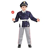 Pegasus Costume Police forze armate miliari vestito poliziotto travestimento carnevale (4/5 anni)
